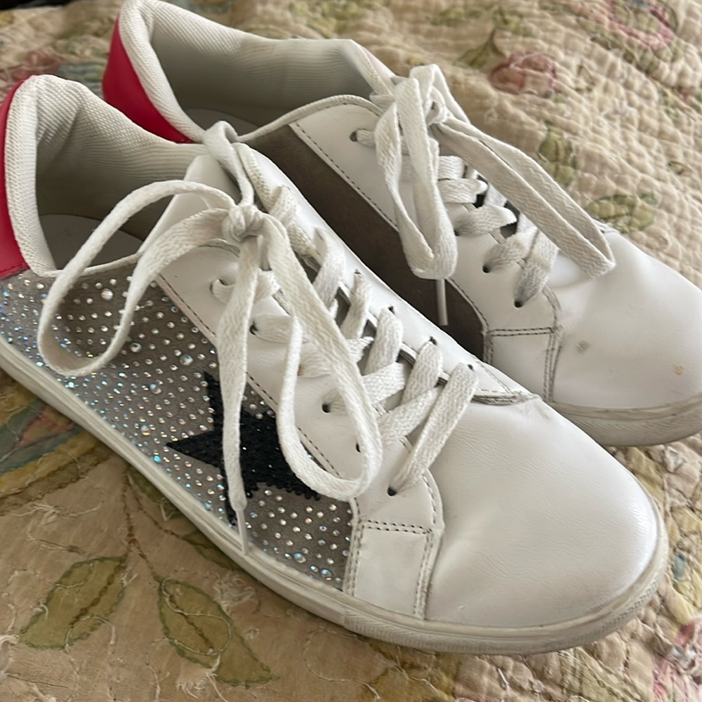 CloudAir sequin star tennis shoes